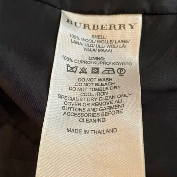 Women Burberry Wool Jacket US size 8 - Picture 3 of 5
